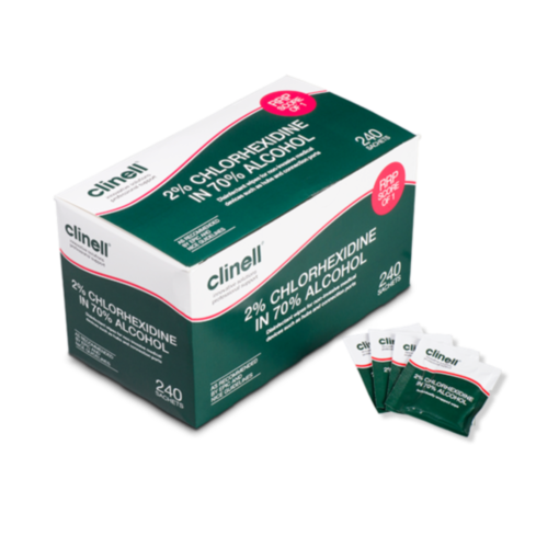 Exidine Swabs - 240 Sachets