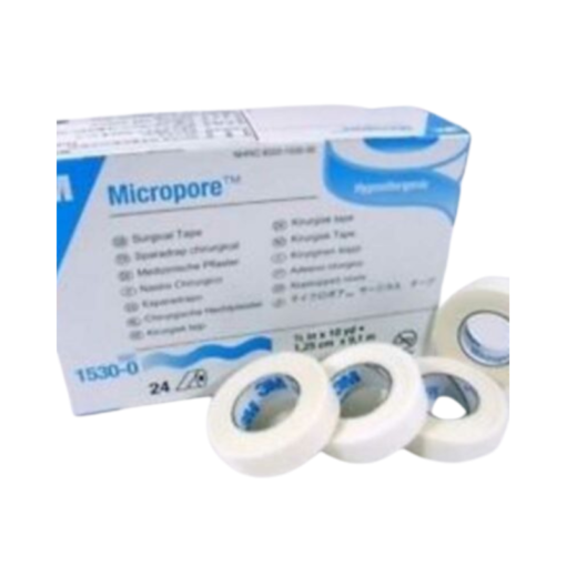 Micropore Paper Surgical Tape 1.25cm x 9.14m (1/2in x 10yds)
