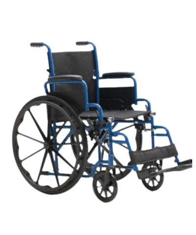 Rehamo Steely Blue Steel Wheelchair - 18 Inch