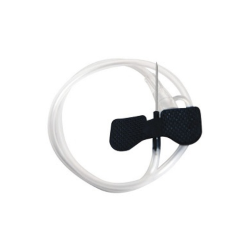 Scalp Vein (Black), 22g