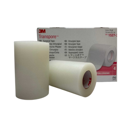 Transpore 7.5cm x 9.14m (3in x 10yds)