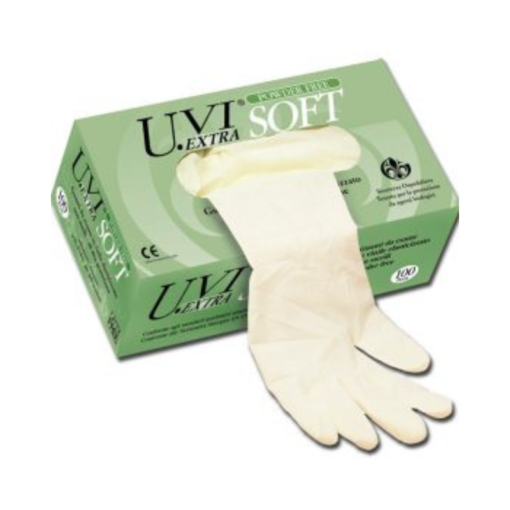 Vinyl Gloves - Powder Free Elasticised - Large