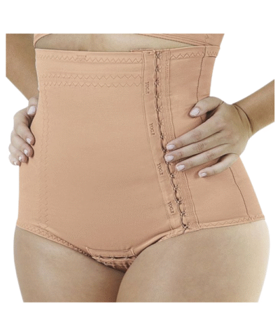 Yoga High Waist Compression Brief With Side Closure 3029L