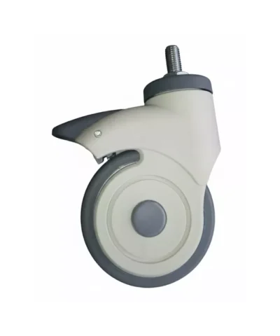 H400 Spare Wheel Caster for Commode Chair – 4" Medical Grade, 90kg Load