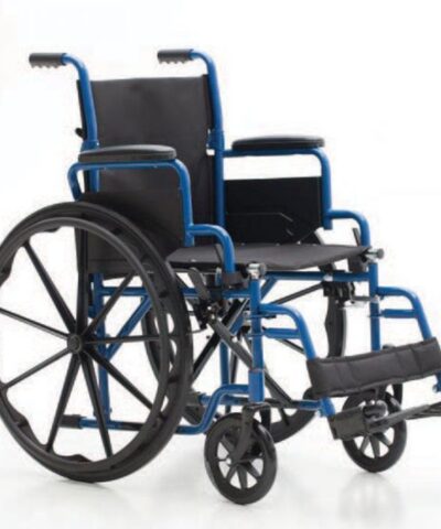 Rehamo Steely Blue Steel Wheelchair - 18 Inch