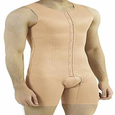 Yoga Mens Body Suit With Front Closure - Mid Thigh Length 3009/3041 Y AB