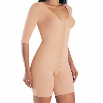 Yoga Mid Thigh Body Suit with Below Elbow Sleeves 3019X CM