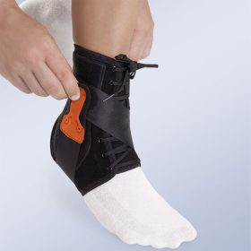 Orliman Tobiplus Lace-Up Stabilising Ankle Support, Black