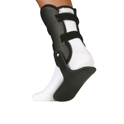 Orliman Ankle Stabilising Orthesis, Black,Right Leg , Size 1