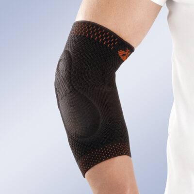 Orliman Codisil Elastic Elbow Support With Viscolastic Pads, Black