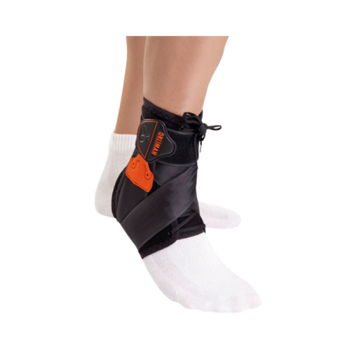 Orliman Tobiplus Lace-Up Stabilising Ankle Support, Black