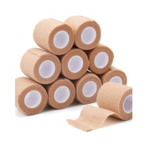 Self Adherent Cohesive Wrap Bandage - 4, Tan