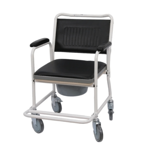Caremax Steel Commode Chair – Model CA612 | Portable Toilet Chair for Elderly & Patients