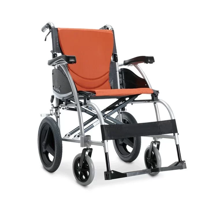 Karma S Ergo Manual Wheel Chair Grey R.Red18inch 105F24Wb G R medicaltradehub