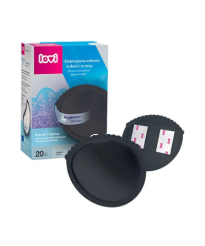 Lovi Breast Pads Discreet Elegance Lovi 20 Pcs Black- 19611
