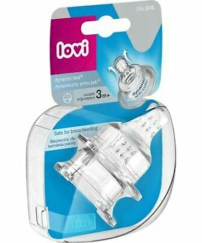 Lovi Dynamic Teat - Tri Flow 3M+ ( 2 Pcs)- 18754