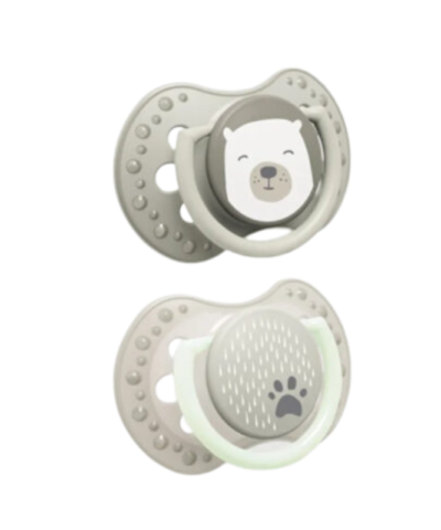 Lovi Silicone Dynamic Soother 0-2M 2 Pcs Buddy Bear-228624