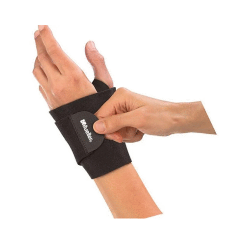 Mueller Wrist Support Wrap- Black-4505