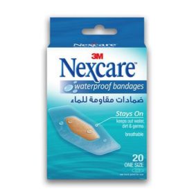 Nexcare - 586-20D Absolute Waterproof Bandages, 26X57Mm, 20/Box