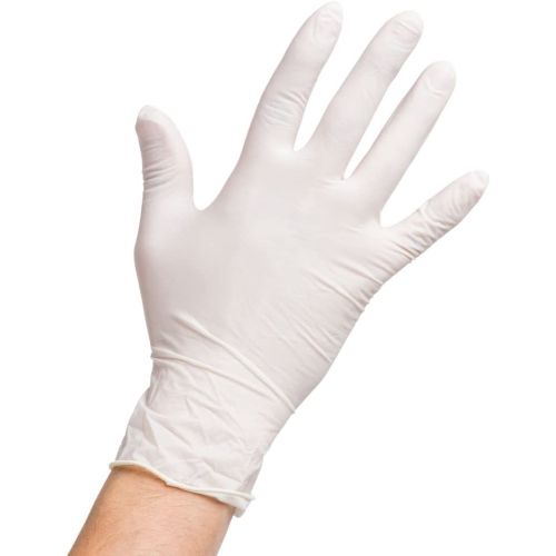 Natalie Care Latex Powder Free Gloves White - 100 Pcs