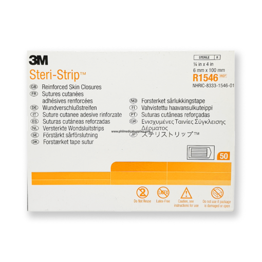 3M Steristrips Reinforce R1546   1/4 x 4''   50's