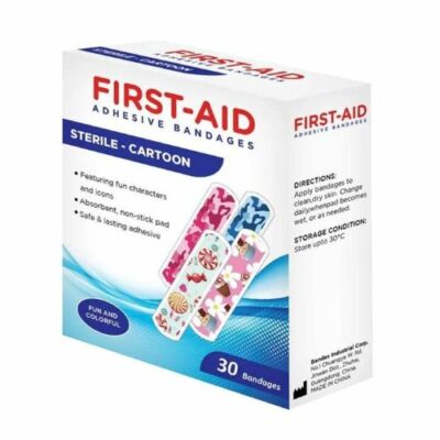 First Aid - Sterile Bandages -Kids 30's -19mm X 76mm