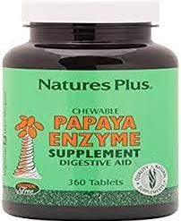 Natures Plus - Papaya Enzyme Chewable 180 Tabs
