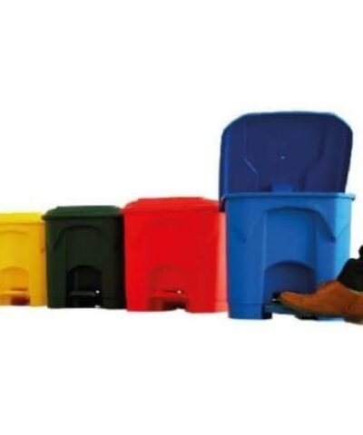 Plastic Garbage Waste Dustbin with Step On Pedal, 30L