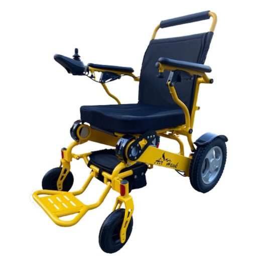 Lightweight and Foldable Electric Wheelchair-Air Hawk