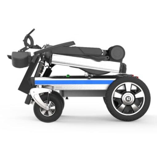 Optimum Reclining Electric Wheelchair with Adjustable and Foldable Options