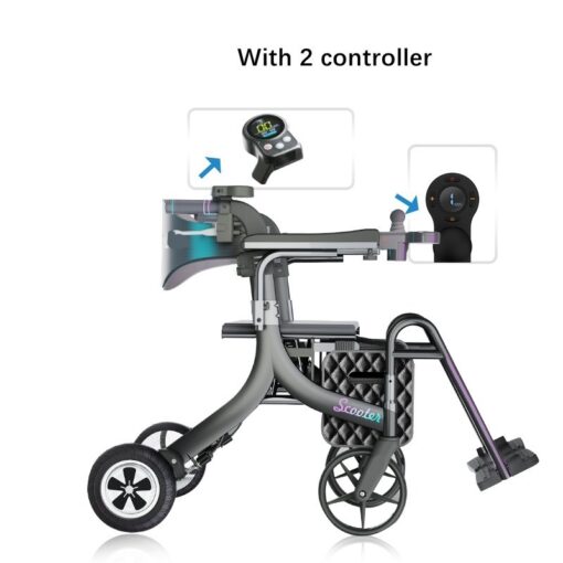 Rollator Walking Frame with Remote Control -The Stellar