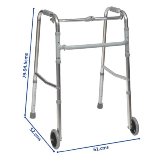 Walking Walker Frame with Front Castor Wheels