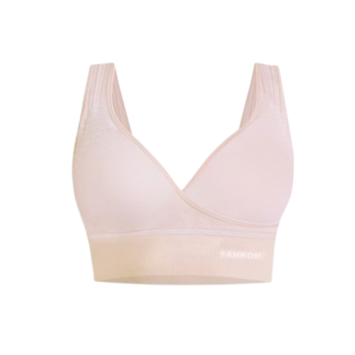 Sankom - Patent Premium Bra With Lace