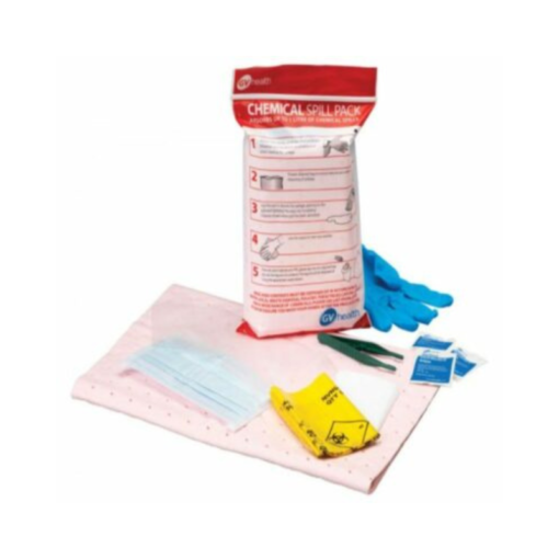 GV Health - Single-use Spill Packs for Fast Containment & Removal of Hazardous Chemicals - MJZ019