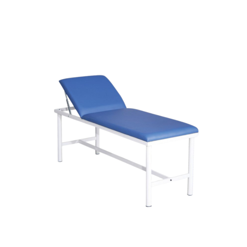 Powder-Coated Steel Examination Couch with Paper Roll Holder - DW-EC104