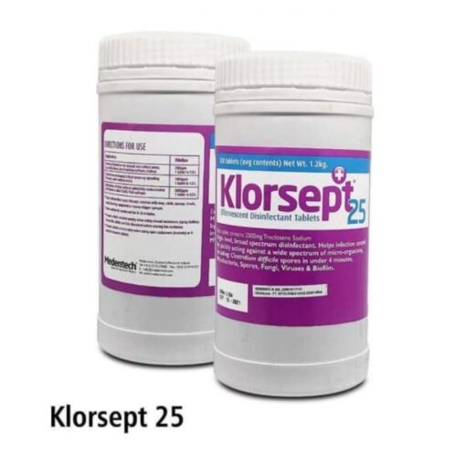 Klorsept - Effervescent Disinfectant Tablets, 300pcs - Klorsept 25