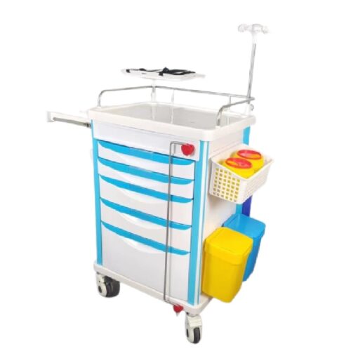 Lite Emergency Crash Cart with Accessories - BT-EY001
