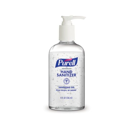 Purell - Advanced Table Top Hand Sanitizer Gel with Pump, 236ml - 4040-12