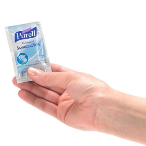 Purell - Cottony Soft Hand Sanitizing Wipes, Single Use - 9026-1M(Pack of 50)