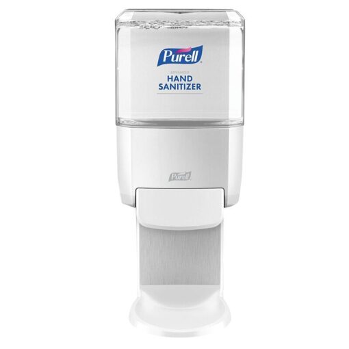 Purell - ES4 Hand Sanitizer Dispenser White Push Style Dispenser with Wall Shield - 5020-01