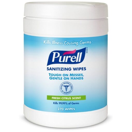 Purell - Hand Sanitizing Wipes, 270 Count - 9113-06