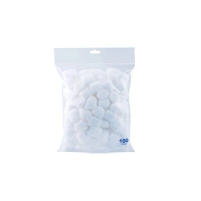 Sterilized 100% Cotton Balls Pack of 100pcs