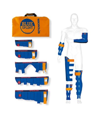 Spencer - Blue Splint Rigid Splint Kit with Flexible Internal Structure - JM80002 A