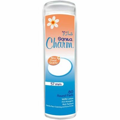 Sanita - Charm 100% Cotton - 80 pads