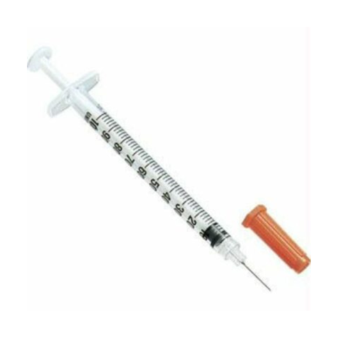 Unolok - Disposable Syringe 1ml with 30G x 1/2inch Needle Individually Packed - Box of 100