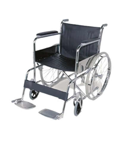 Caremax - Steel Wheelchair, 46cm - Ca905-46