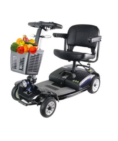 Four Wheel Powered Mobility Electric Wheelchair Scooter with Openable Handrail – S-01