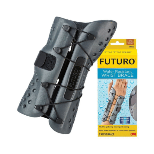 Futuro - Water Resistant Wrist Brace for Right Hand L/XL, Black - 58502