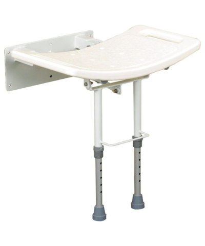 JMC - Aluminum Wall Shower Bench with Legs - 5105