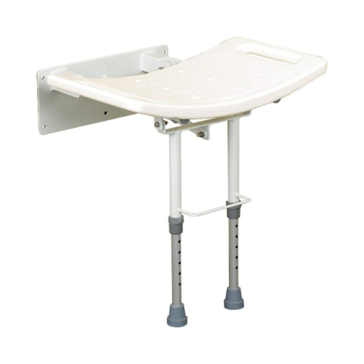 JMC - Aluminum Wall Shower Bench with Legs - 5105